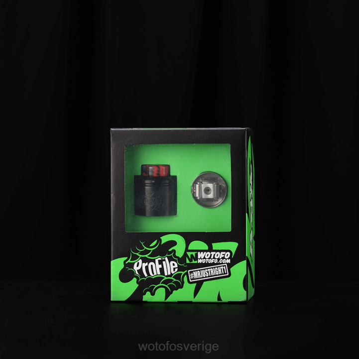 Wotofo PROFILE rda aluminium grön 44FJ178 Wotofo Vape Pods