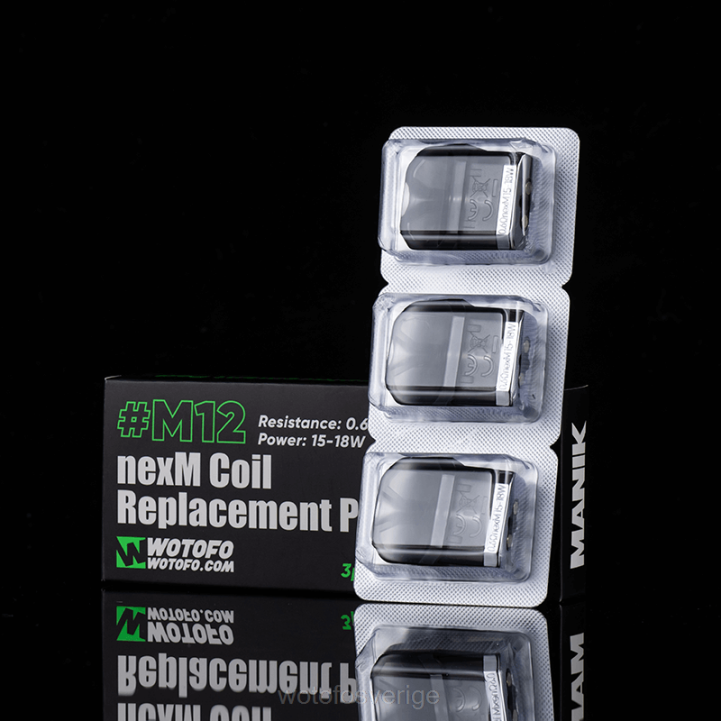 Wotofo MANIK mini utbytespod m11 parallellspole inbyggd 3st 44FJ57 Wotofo Vape Flavours