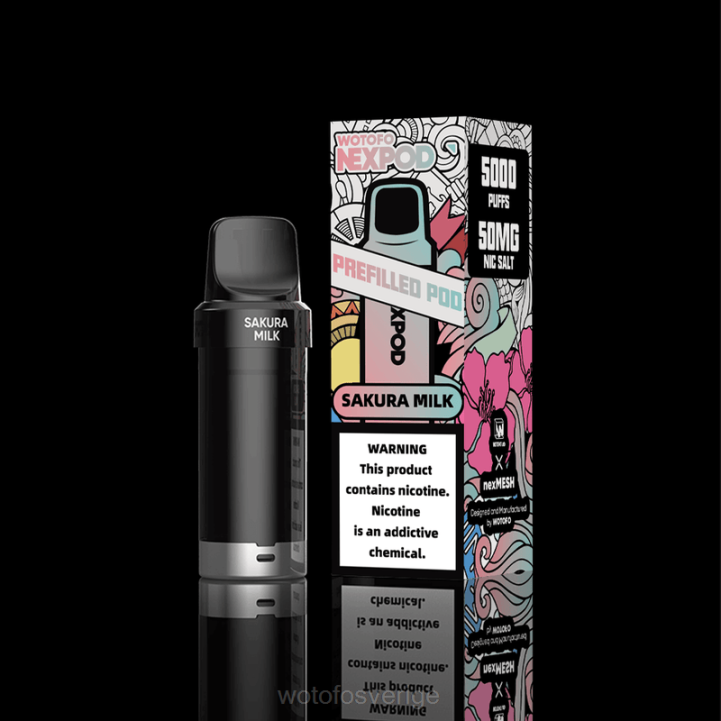 Wotofo NEXPOD ersättning pod strawberry lush 20mg 44FJ54 Wotofo Disposable Vape
