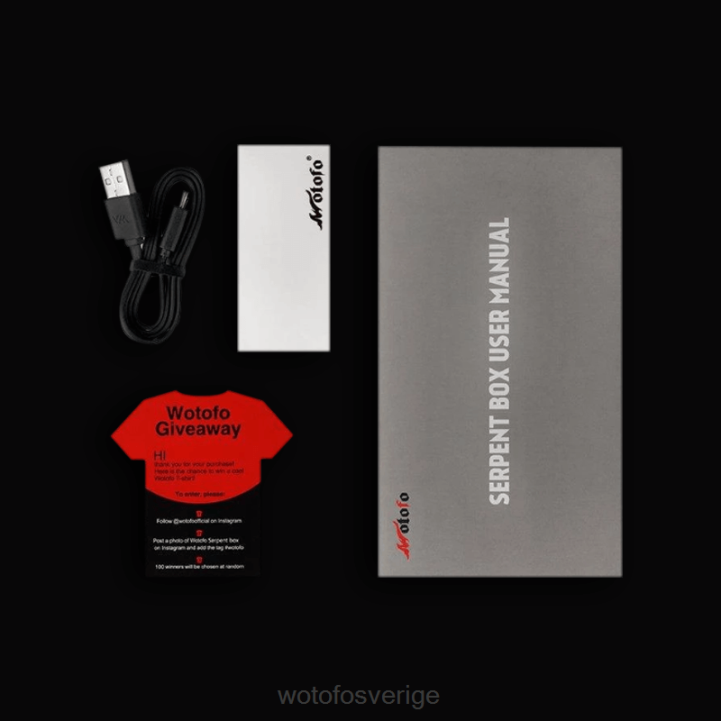 Wotofo SERPENT 50w box mod mörkblå 44FJ114 Wotofo Disposable Vape