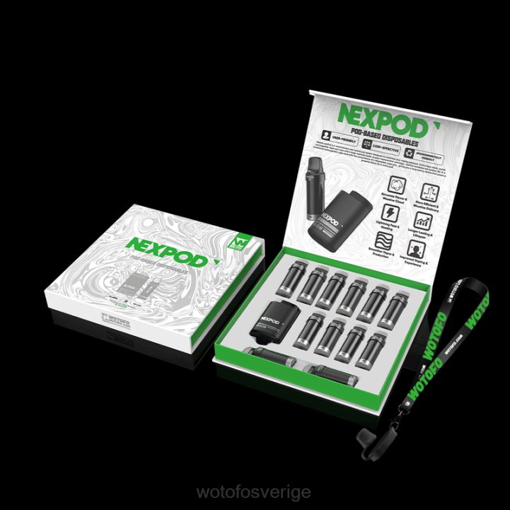 Wotofo NEXPOD kit 20mg all inclusive box 44FJ8 Wotofo Vape Pods