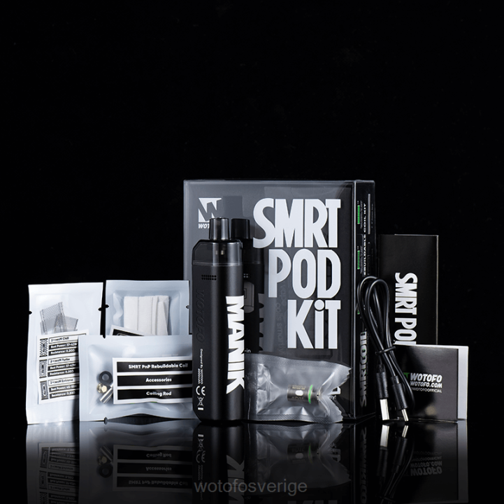 Wotofo SMRT pod kit rpm2 kit svart blå 44FJ3 Wotofo Price