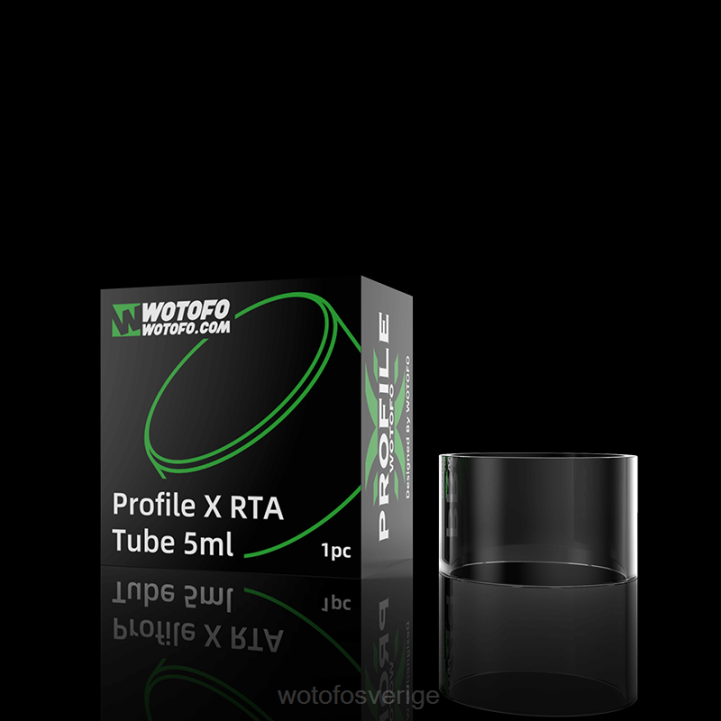 Wotofo PROFILE X tankrör rak pctg 5ml 44FJ391 Wotofo Sverige