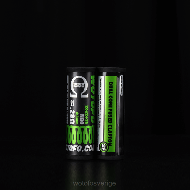 Wotofo förbyggda spolar dual core fused clapton 0,28 ohm 10st 44FJ314 Wotofo Disposable Vape