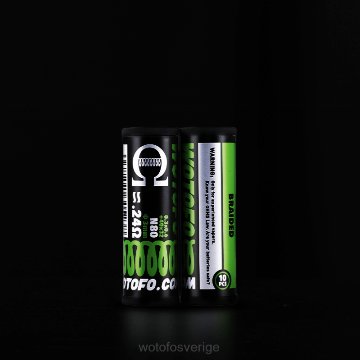 Wotofo förbyggda spolar dual core fused clapton 0,28 ohm 10st 44FJ314 Wotofo Disposable Vape