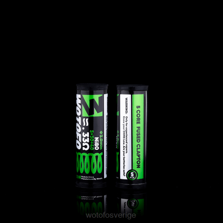 Wotofo förbyggda spolar dual core fused clapton 0,28 ohm 10st 44FJ314 Wotofo Disposable Vape