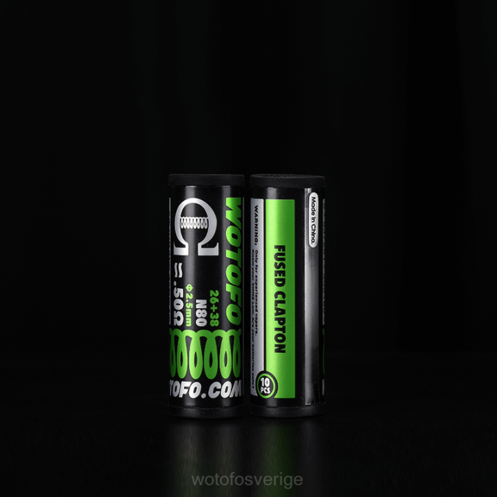 Wotofo förbyggda spolar dual core fused clapton 0,28 ohm 10st 44FJ314 Wotofo Disposable Vape