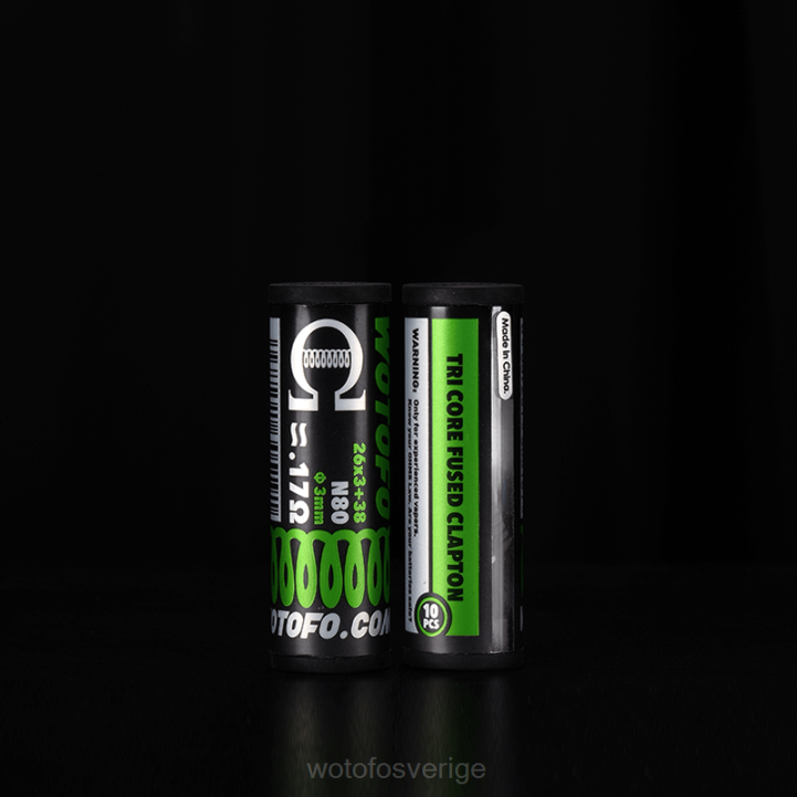Wotofo förbyggda spolar dual core fused clapton 0,28 ohm 10st 44FJ314 Wotofo Disposable Vape